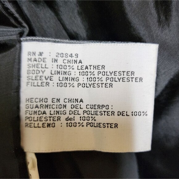 Vtg Disney Store Eeyore Jacket Womens Size M Black Suede Leather Zipper Coat 90s - Picture 11 of 14